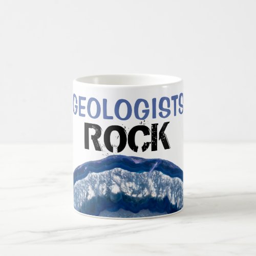  GEOLOGISTS ROCK Crystal Geode Lapidary Agate Coffee Mug