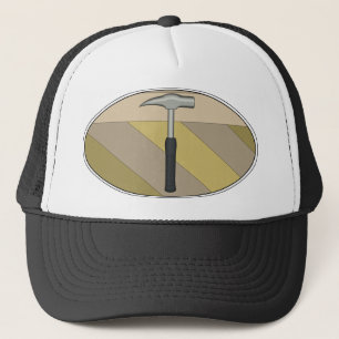Geologist's Rock Hammer Print Trucker Hat