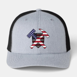 Geologist's Rock Hammer with American Flag