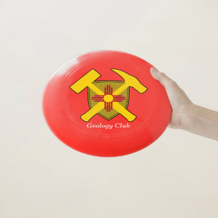 Geologists's Rock Hammer and New Mexico Flag Logo Wham-O Frisbee