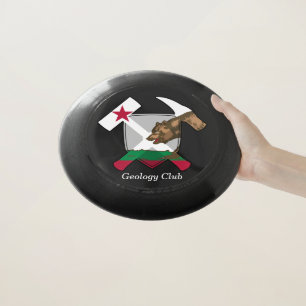 Geologists's Rock Hammer Shield- California Flag Wham-O Frisbee