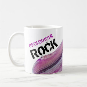 *~* GEOLOGSITS ROCK Lapidary Slab Agate Stone Coffee Mug