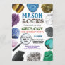 Geology Birthday Party Rocks Gemstones Crystals Invitation