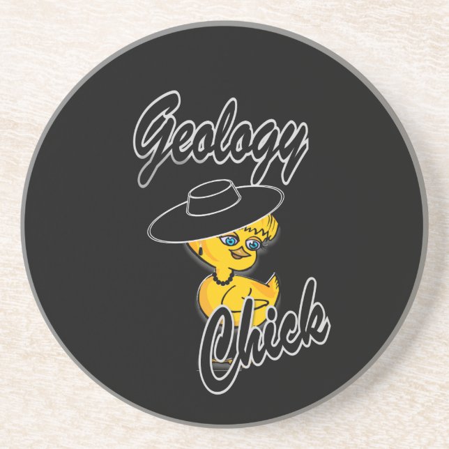 Geology Chick #4 Coaster (Front)