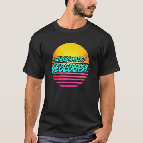 Geology Costume Retro Geologist Profession T_Shirt