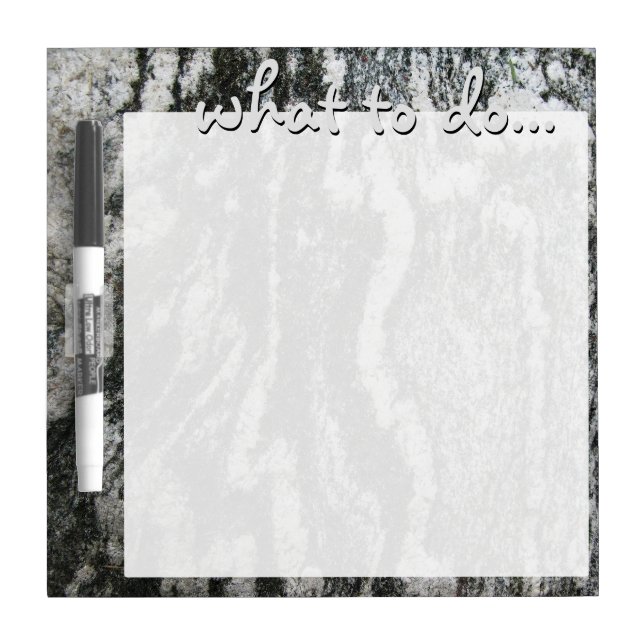 Geology Decoative Rock Feline Texture Dry Erase Board (Front)