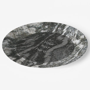 Geology Decorative Feline Pattern any Text Paper Plates
