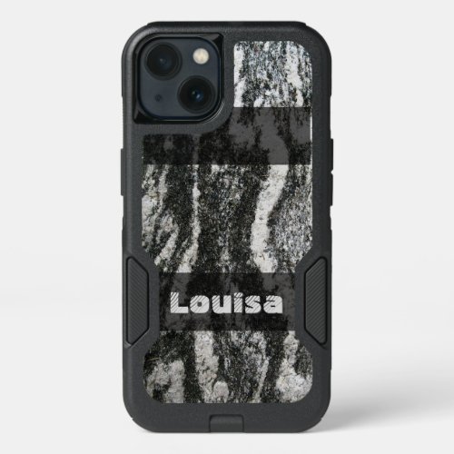 Geology Decorative Feline Rock Texture any Text iPhone 13 Case