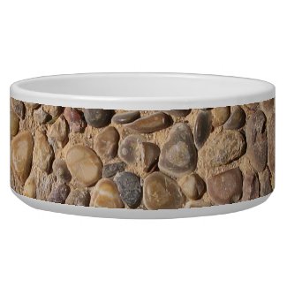 Geology Decorative Pebble Stones Photo Bowl