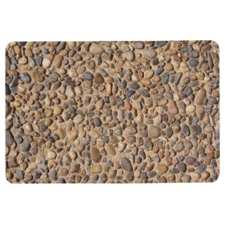 Geology Decorative Pebble Stones Photo Floor Mat