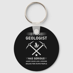 Geology Earth Science Funny Geologist T Shirt_8 Keychain