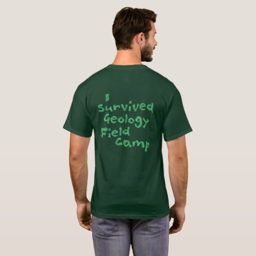 Geology Field Camp Shirt backprint