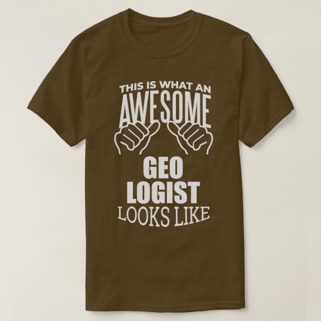 Geology Funny Gift Design T-Shirt (Design Front)
