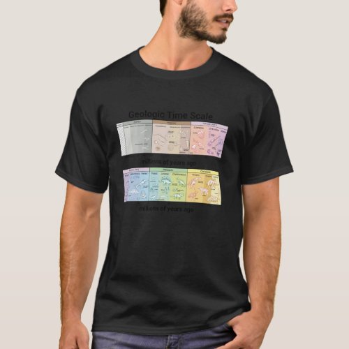 Geology Geologic Time Scale Geologist Rock Collect T_Shirt