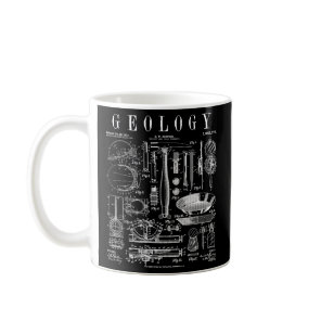 Geology Geologist Field Kit Tools Patent Print Coffee Mug