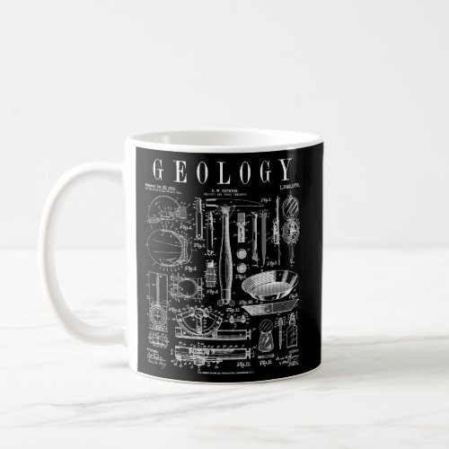Geology Geologist Field Kit Tools Patent Print Coffee Mug