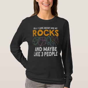 Geology Geologist Stone Rock Hunting Agate Hunter T-Shirt