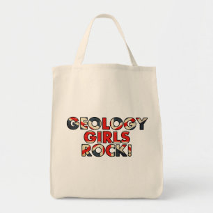 Geology Girls Rock! (UK Flag) Tote Bag