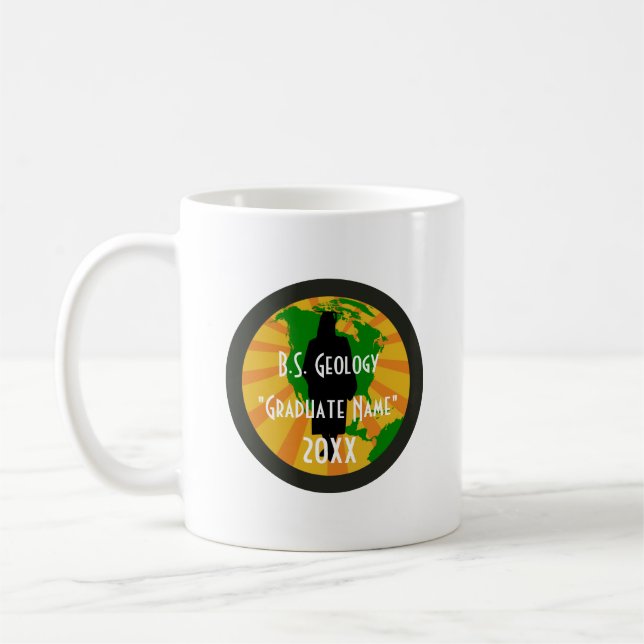 Geology Graduate Badge (Female) Coffee Mug (Left)