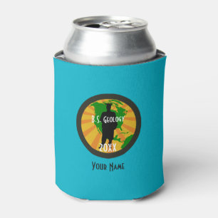 Geology Graduate Badge (Male) Can Cooler