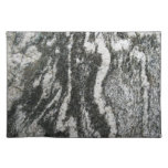 Geology Grey Rock With Decorative Cat Pattern Placemat at Zazzle