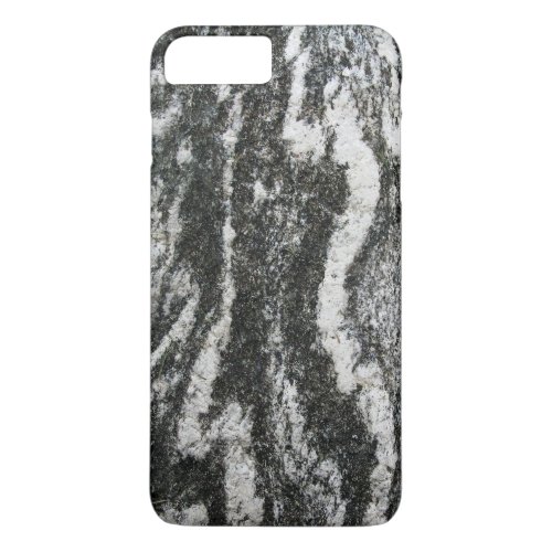 Geology Grey Rock with Feline Pattern iPhone 8 Plus7 Plus Case