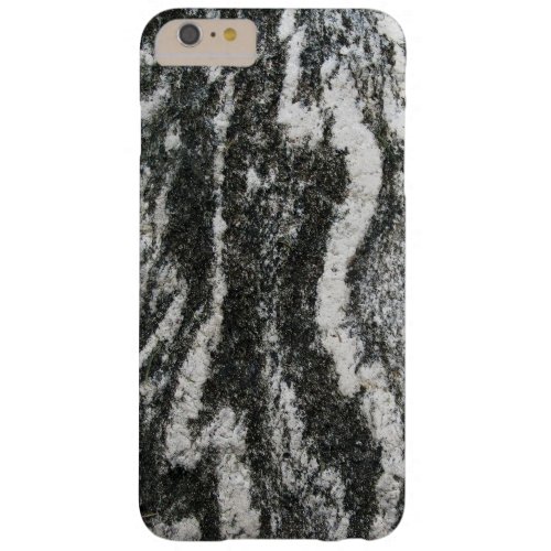 Geology Grey Rock with Feline Pattern Barely There iPhone 6 Plus Case
