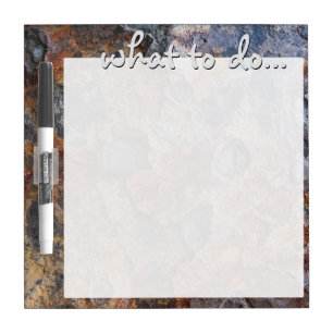 Geology Grungy Rock Texture Dry-Erase Board