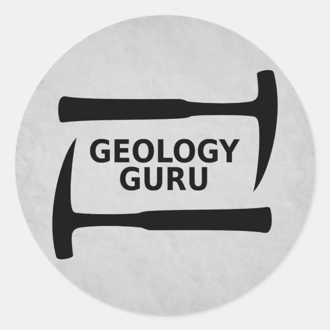 Geolog Sticker Geology Guru Sticker | Zazzle