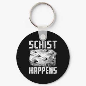 Geology humor design for rock science fans  keychain