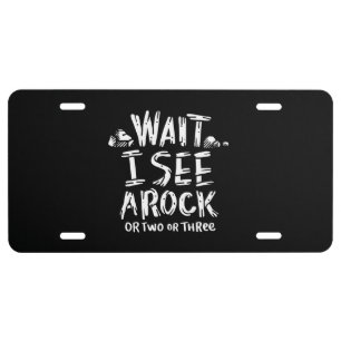Geology - I See A Rock License Plate