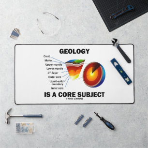 Geology Is A Core Subject Earth Science Attitude Desk Mat