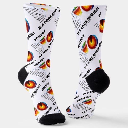Geology Is A Core Subject Earth Science Attitude Socks