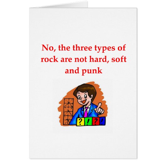 geology joke cards (Front)