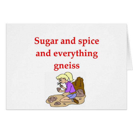 geology joke cards (Front Horizontal)