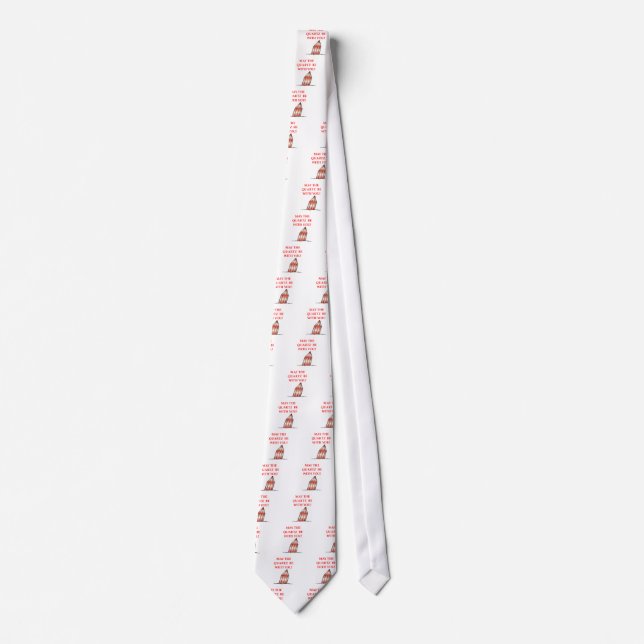 geology joke neck tie (Front)