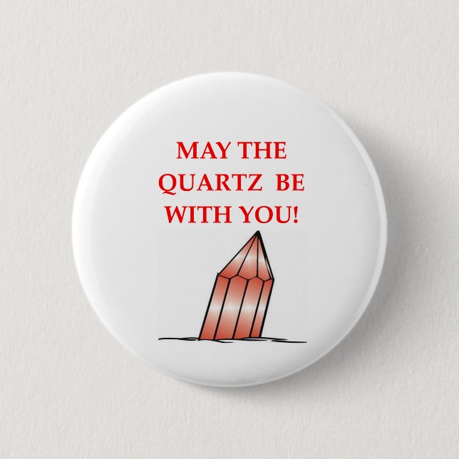 geology joke pinback button (Front)