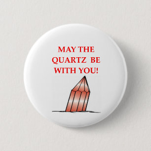 geology joke pinback button