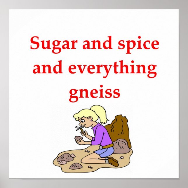 geology joke poster (Front)