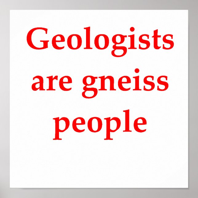 geology joke poster (Front)