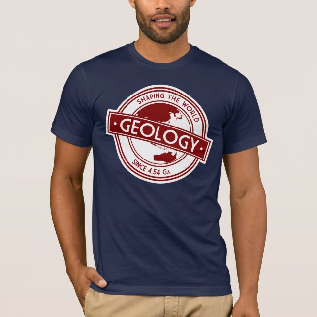 Geology Logo- Shaping the World (Asia/Australia) T-Shirt (Front)