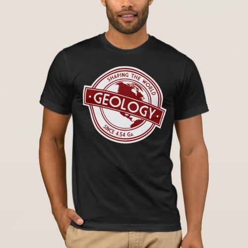 Geology Logo_ Shaping the World North America T_Shirt