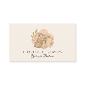 Geology Mining Earth Science Rock Collection Business Card