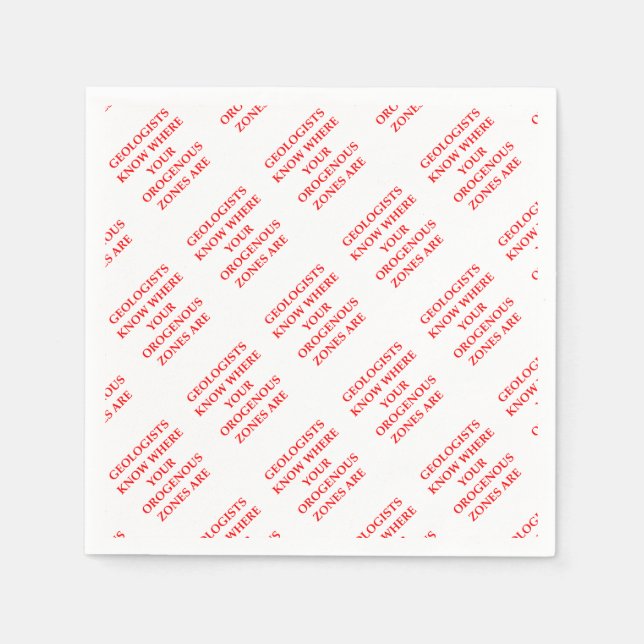 geology napkins (Front)