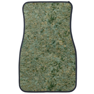 Geology Nature Green Rock Texture Car Floor Mat