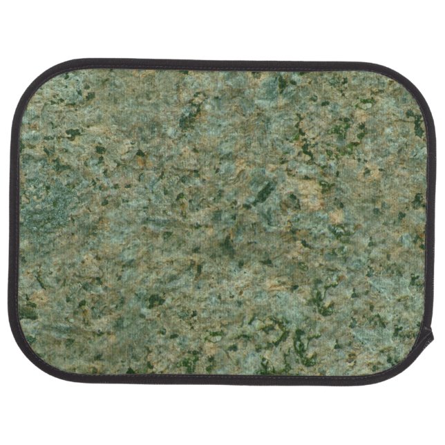 Geology Nature Green Rock Texture Car Mat (Rear)
