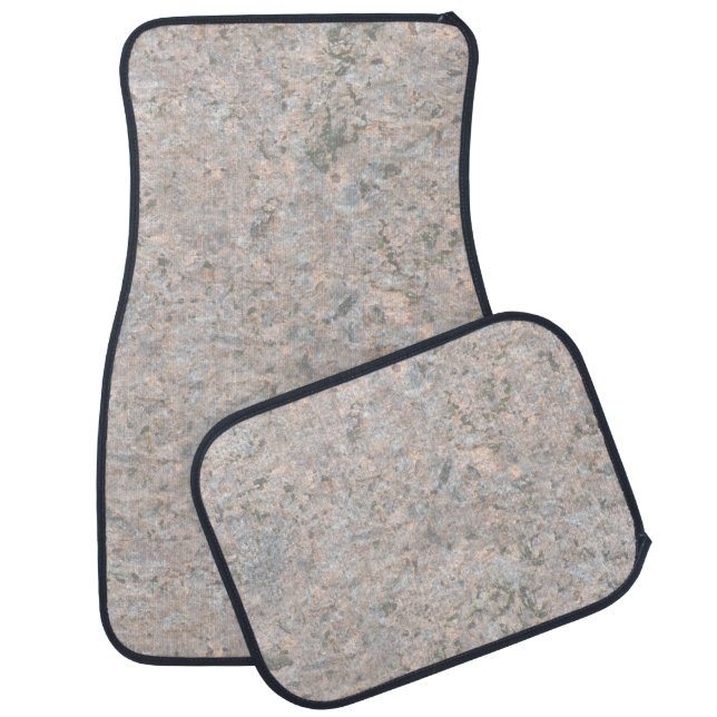 Geology Nature Neutral Rock Texture Car Mat (Set)