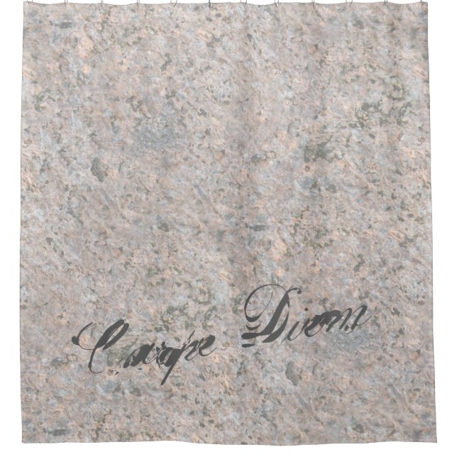 Geology Nature Photo Rock Texture any Text Shower Curtain (Front)