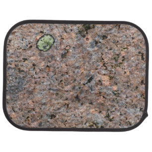 Geology Nature Rock Texture Green Moss Car Floor Mat