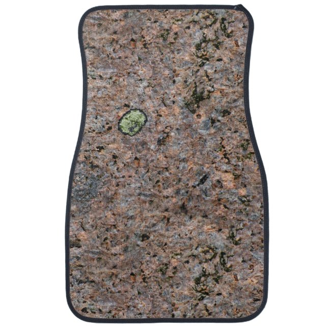 Geology Nature Rock Texture Green Moss Car Mat (Front)